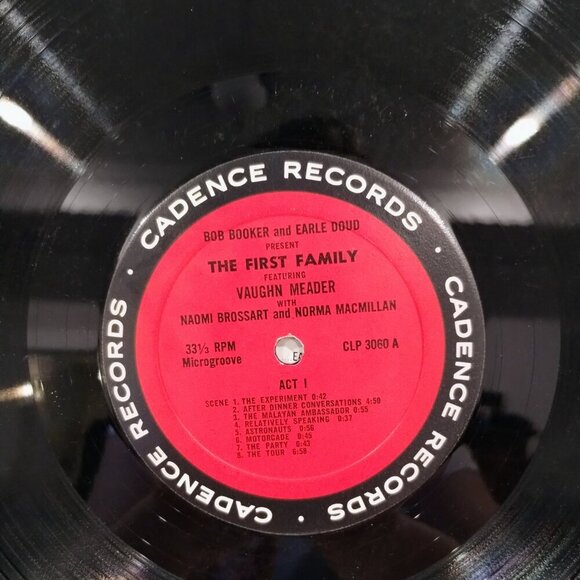 Booker and Earle Doub present The First Family Featuring Vaughn Meader Record - Picture 3 of 4